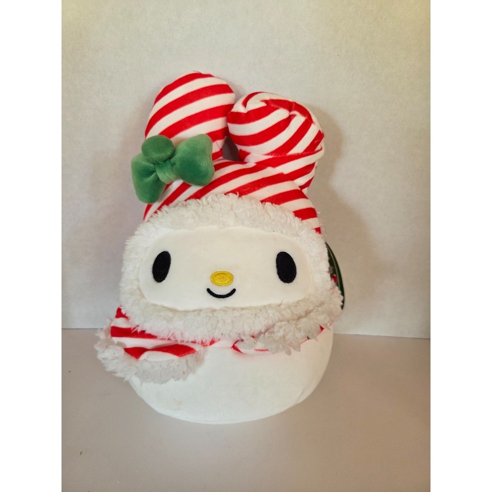 Squishmallows Sanrio My Melody Santa 8" Plush Hello Kitty Kellytoy Xmas